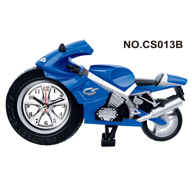 Motorcycle Alarm Clock for Kids Bedroom Decor
