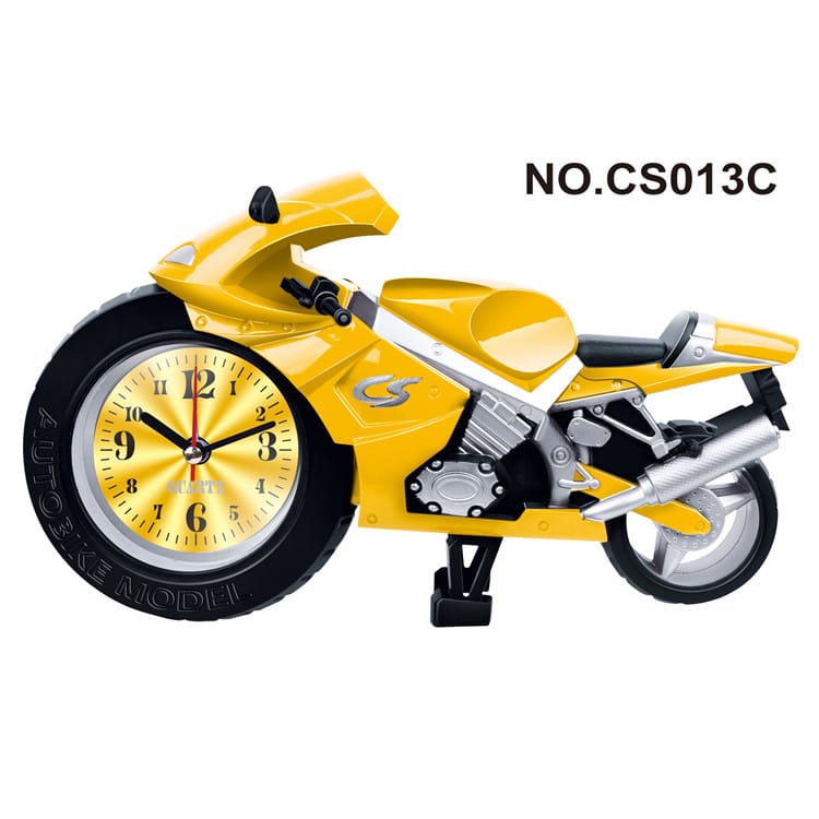 Motorcycle Alarm Clock for Kids Bedroom Decor