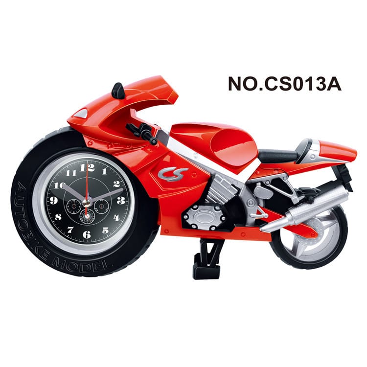 Motorcycle Alarm Clock for Kids Bedroom Decor