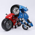 Motorcycle Alarm Clock for Kids Bedroom Decor