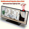 LED Alarm Clock Projector
